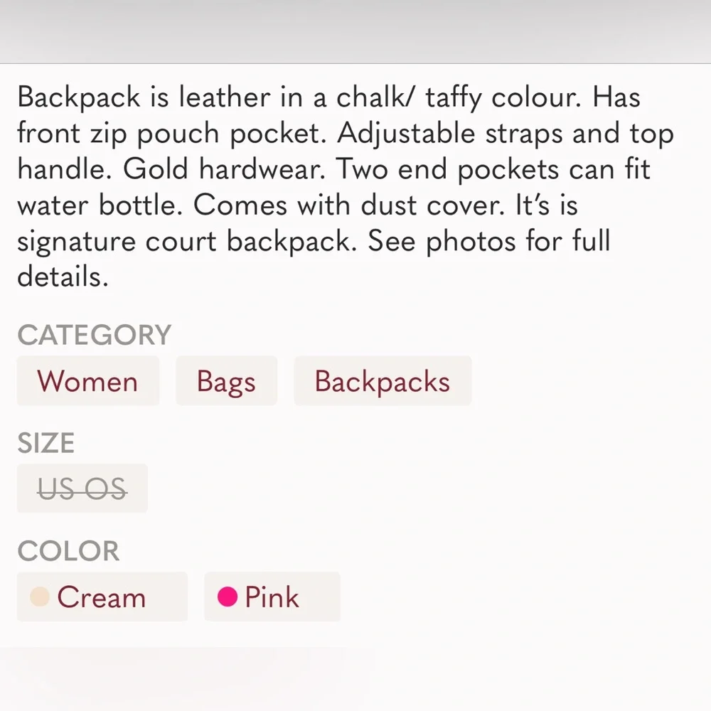 🔖 Coach Backpack - NWT - Picture 10 of 11